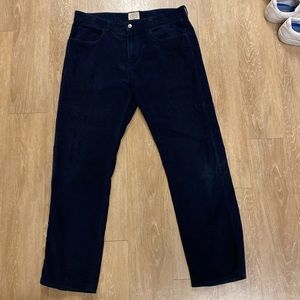 NAVY CORDUROY PANTS!!